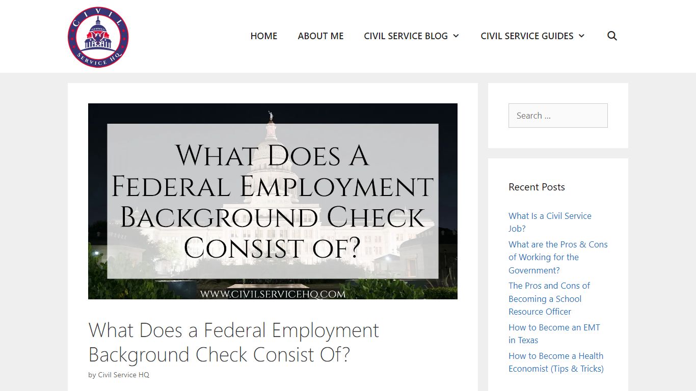 What Does a Federal Employment Background Check Consist Of?